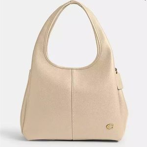 Coach Lana Shoulder Bag Leather Ivory